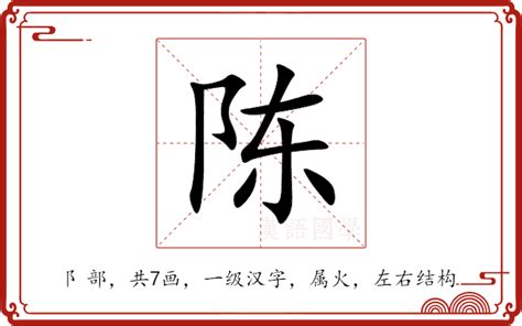 陈五行|陈的意思